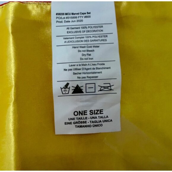 Superhero Childrens Reversible Cape Set - Superman &‎ Iron Man - One Size - Picture 8 of 8